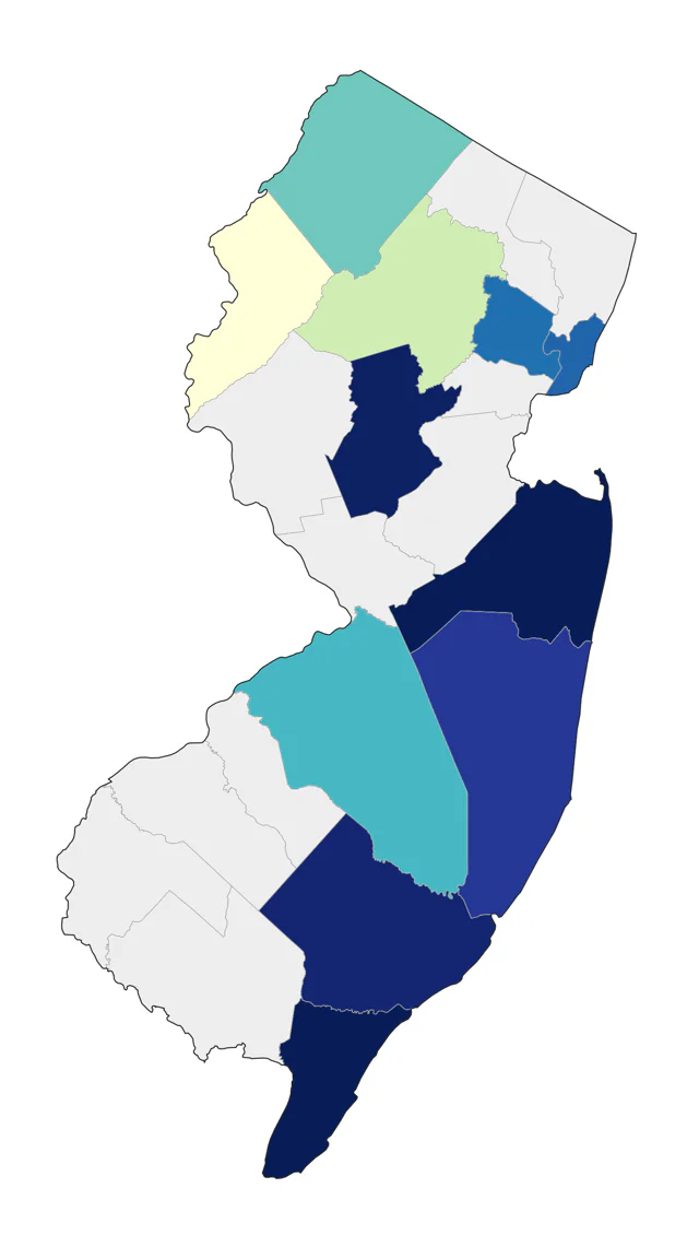 Swainson's Hawk county map