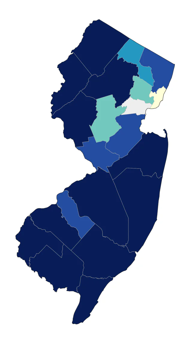 Tundra Swan county map