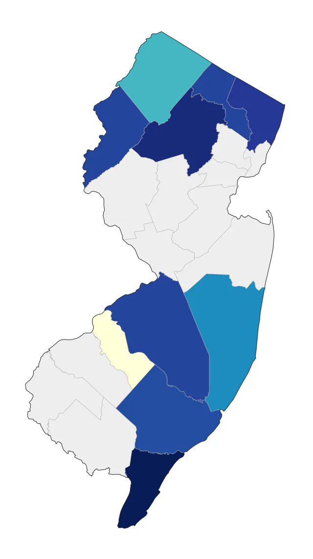 Varied Thrush county map