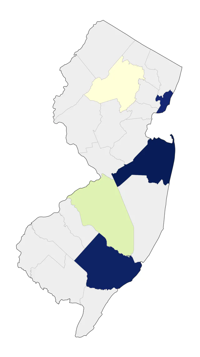 Western Meadowlark county map