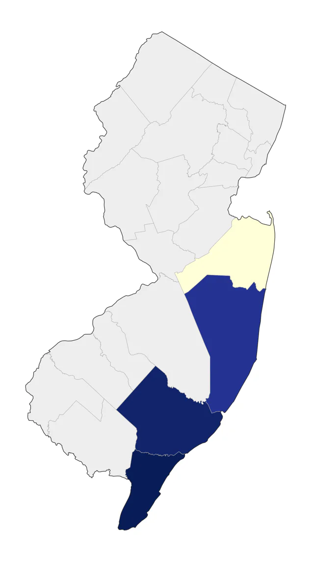 White-faced Storm-Petrel county map