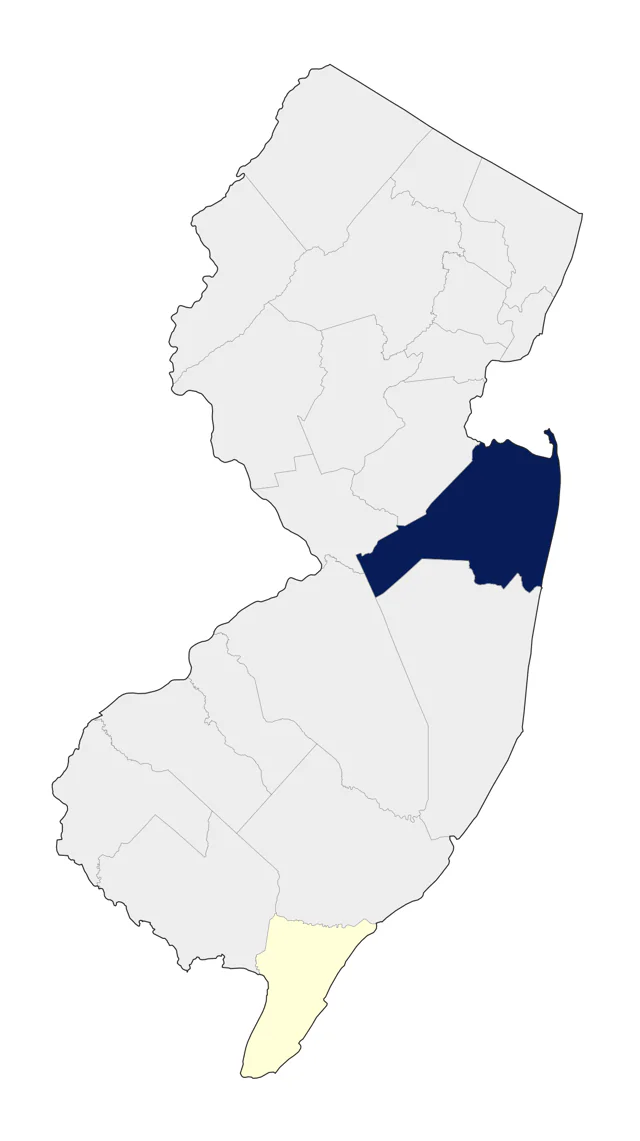 White-winged Tern county map