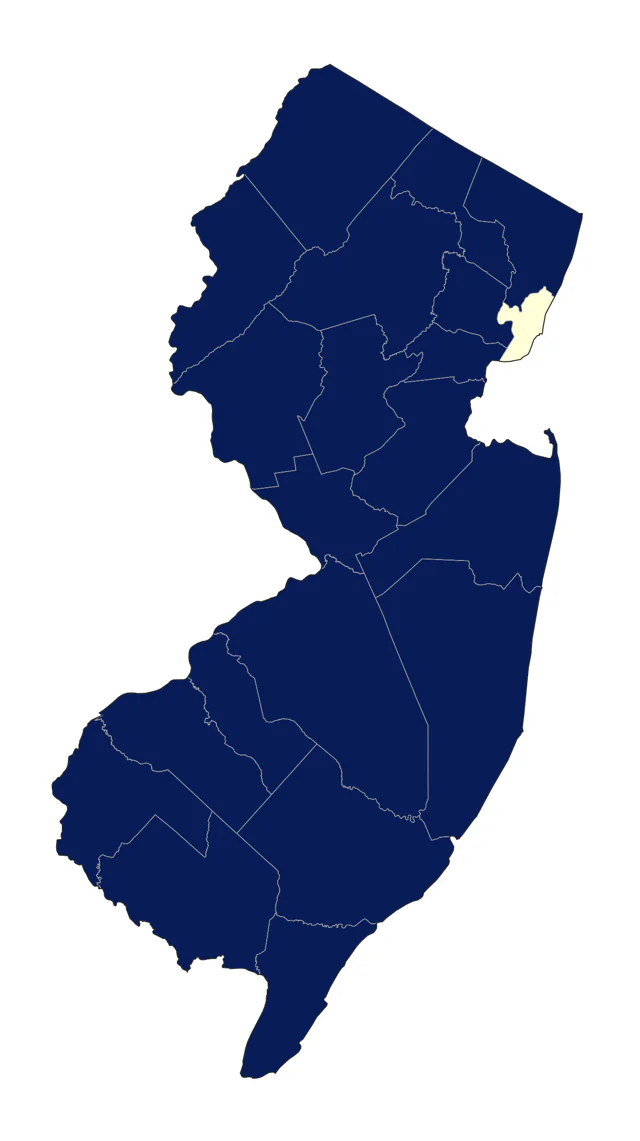 Worm-eating Warbler county map