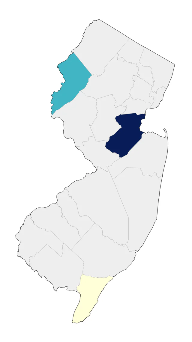 Zebra Finch county map