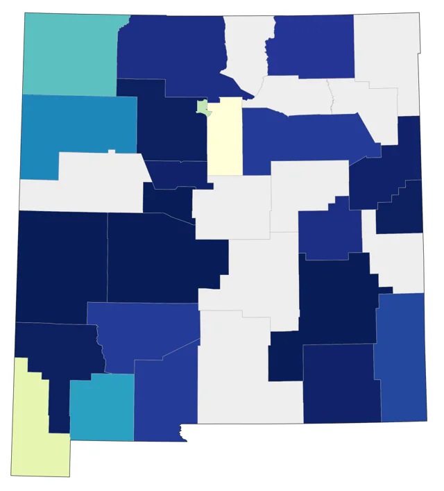 American Bittern county map