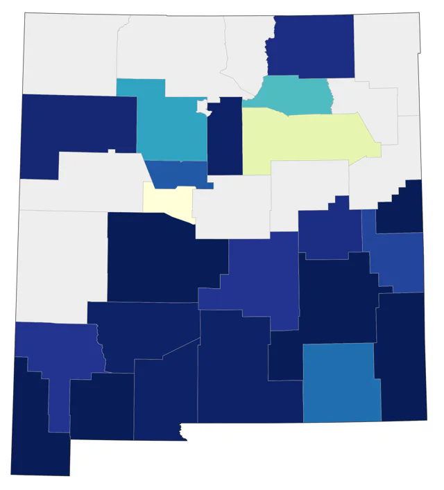 American Golden-Plover county map