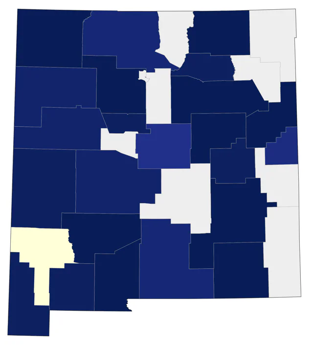 American Herring Gull county map