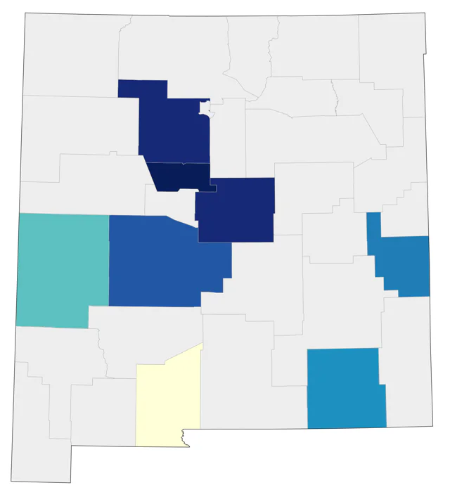 American Woodcock county map