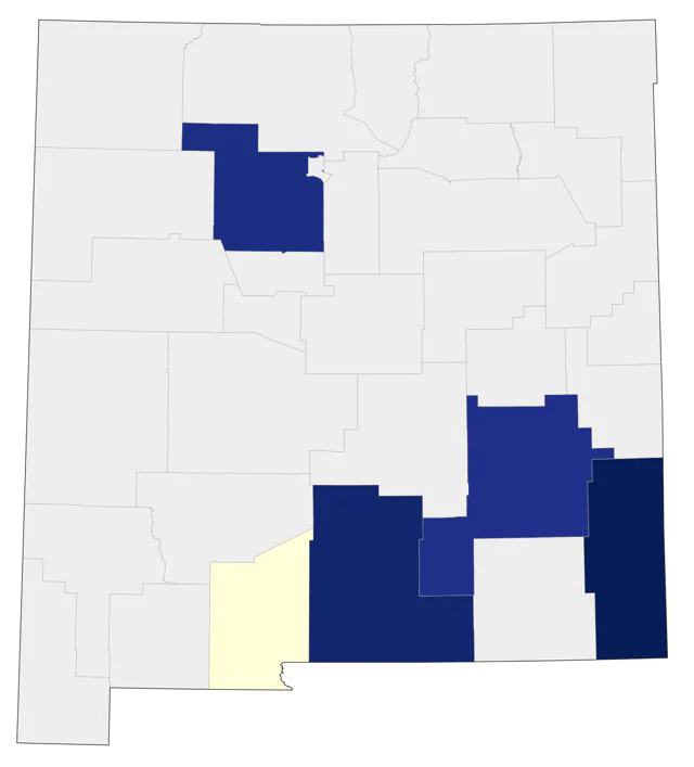Anhinga county map
