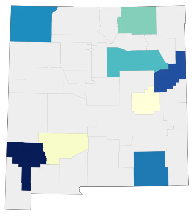 Arctic Tern county map