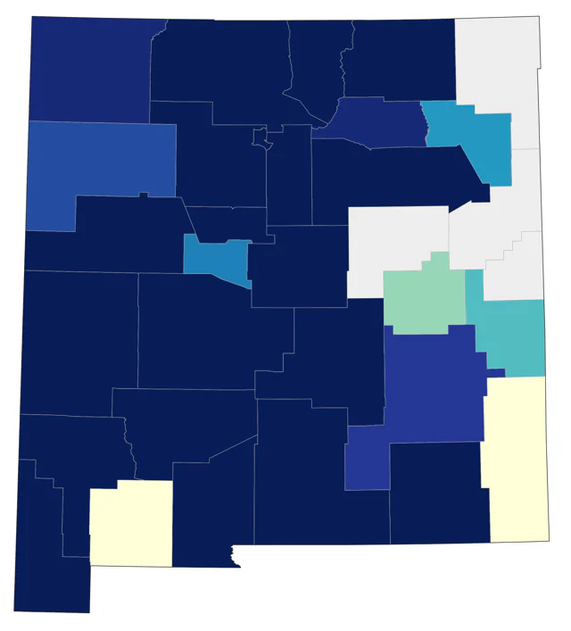 Band-tailed Pigeon county map