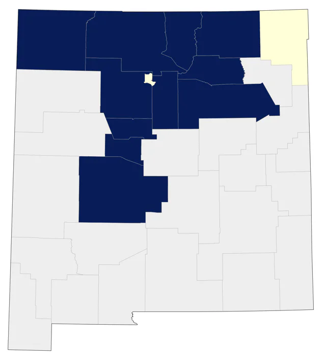 Black-capped Chickadee county map