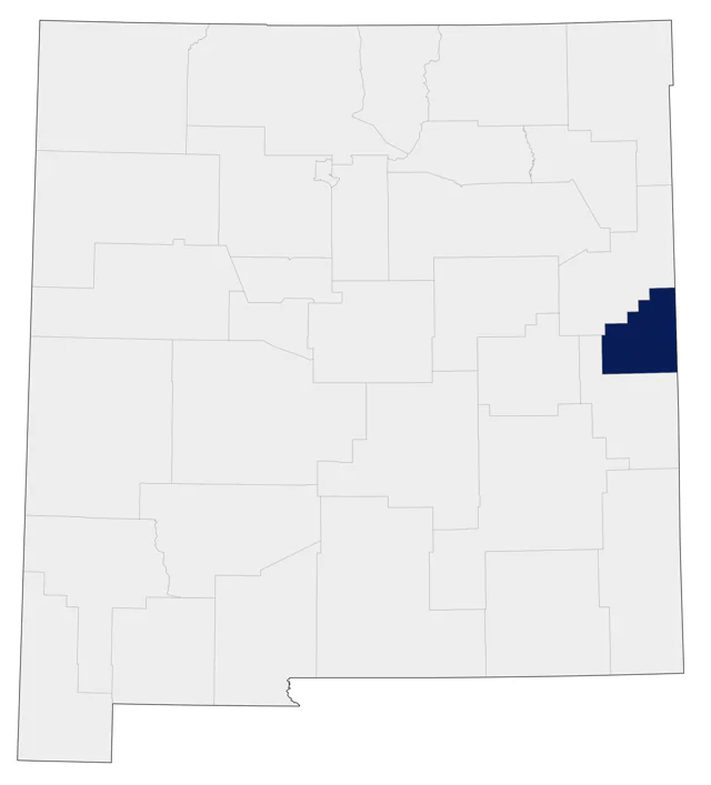 Black-crested Titmouse county map