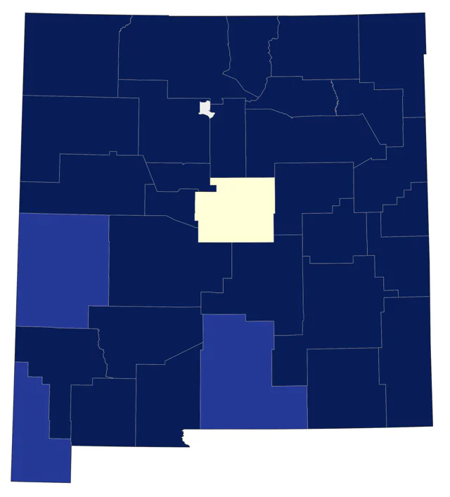 Black-crowned Night Heron county map