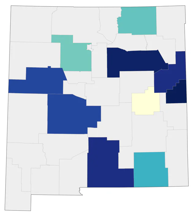Black Scoter county map