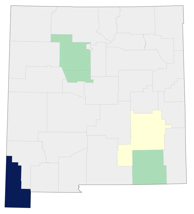 Black Vulture county map