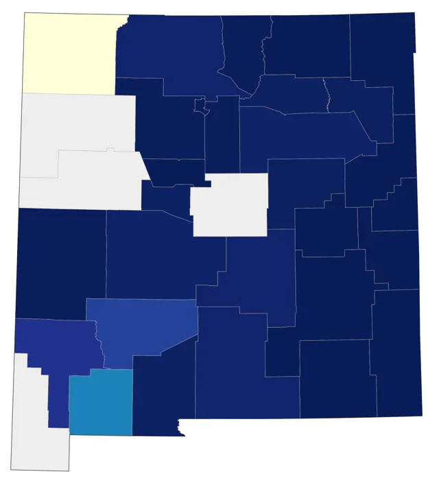 Blue Jay county map