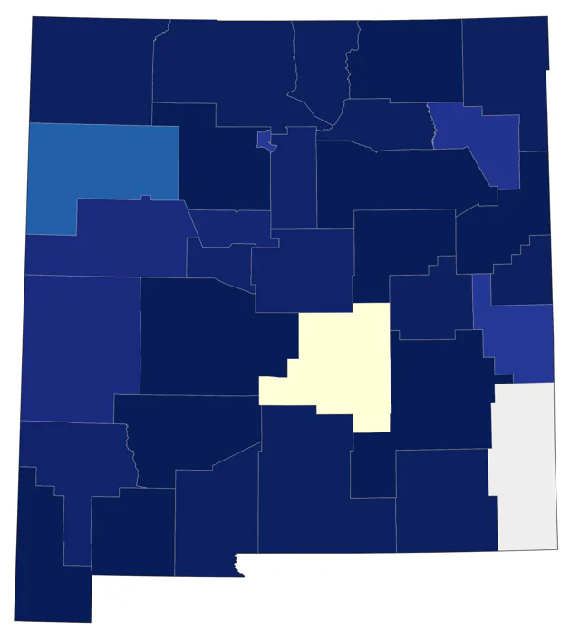 Bonaparte's Gull county map