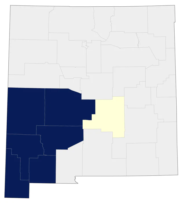Bridled Titmouse county map