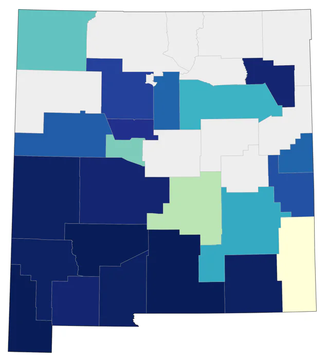 Broad-billed Hummingbird county map