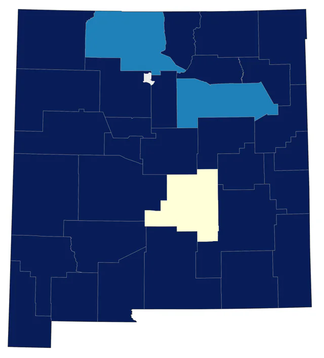 Burrowing Owl county map