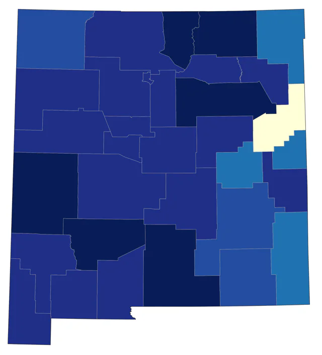Calliope Hummingbird county map