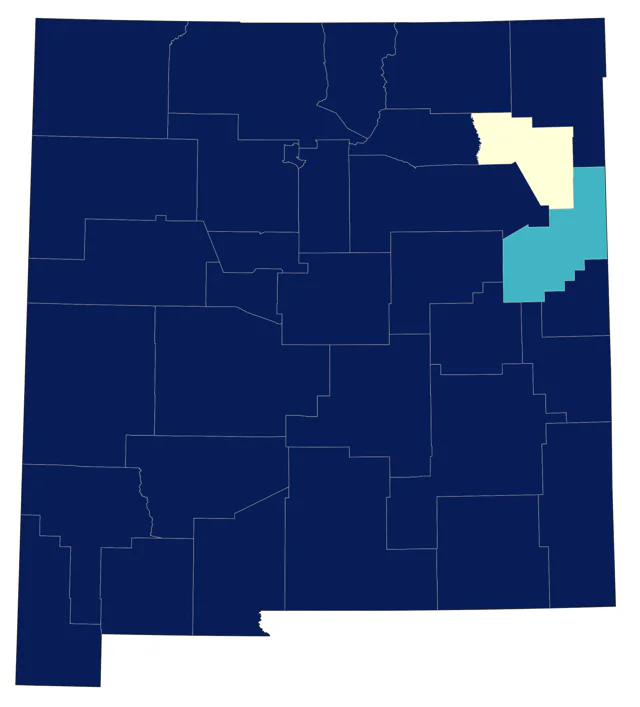 Cedar Waxwing county map