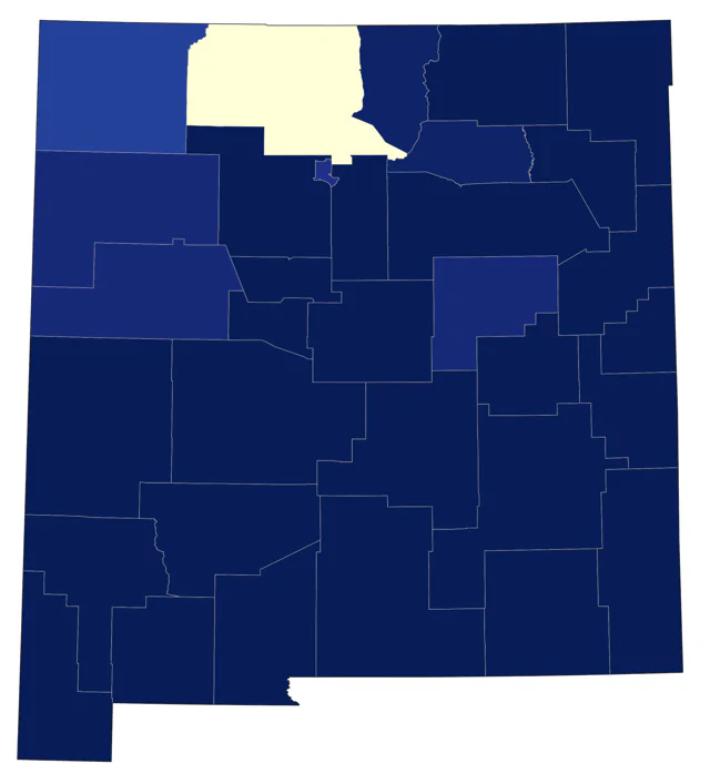 Chestnut-collared Longspur county map