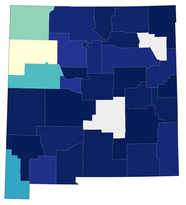 Chestnut-sided Warbler county map