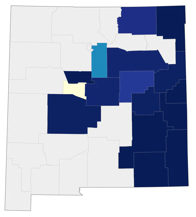 Chimney Swift county map