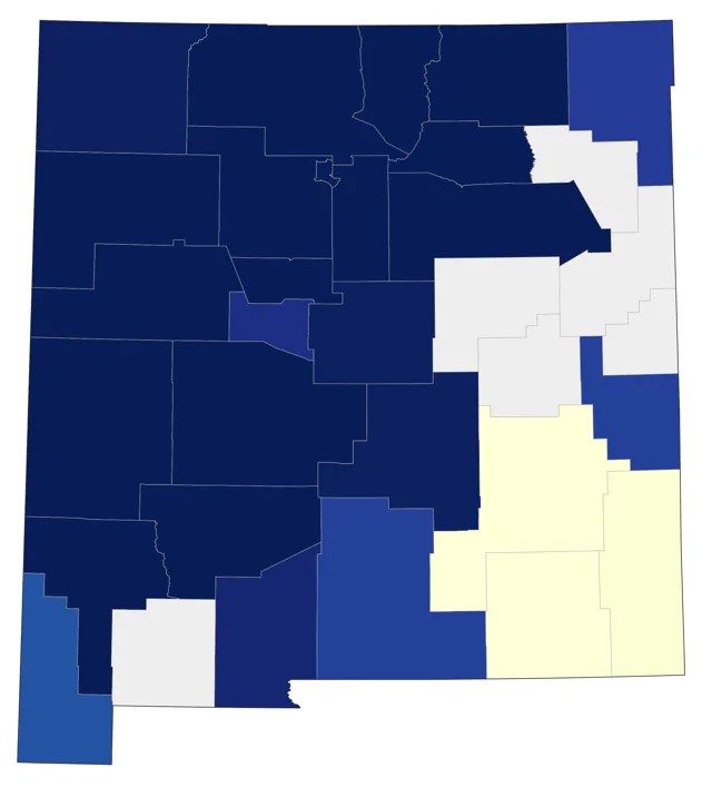 Clark's Nutcracker county map