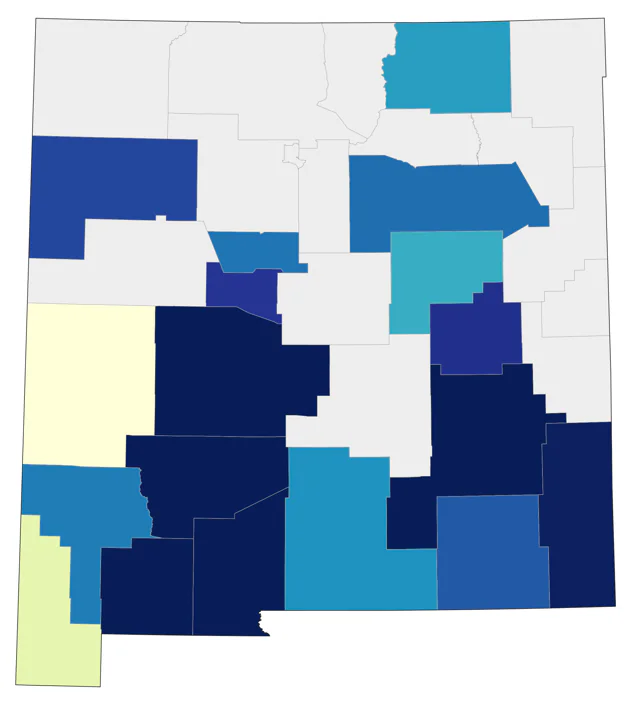 Common Gallinule county map