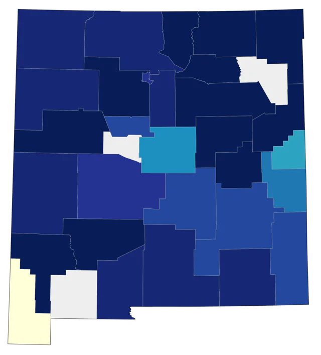 Common Loon county map