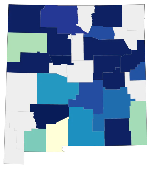 Common Tern county map