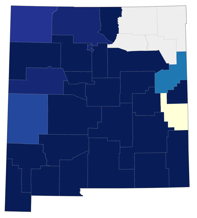 Crissal Thrasher county map