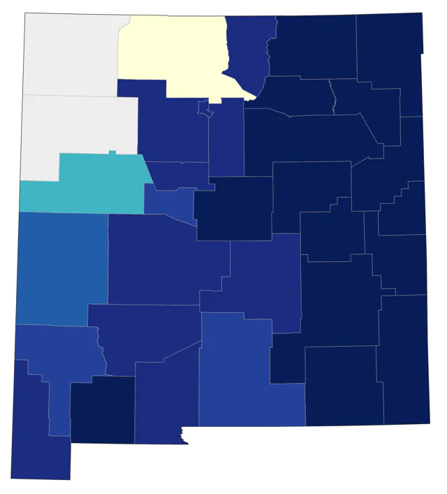 Dickcissel county map