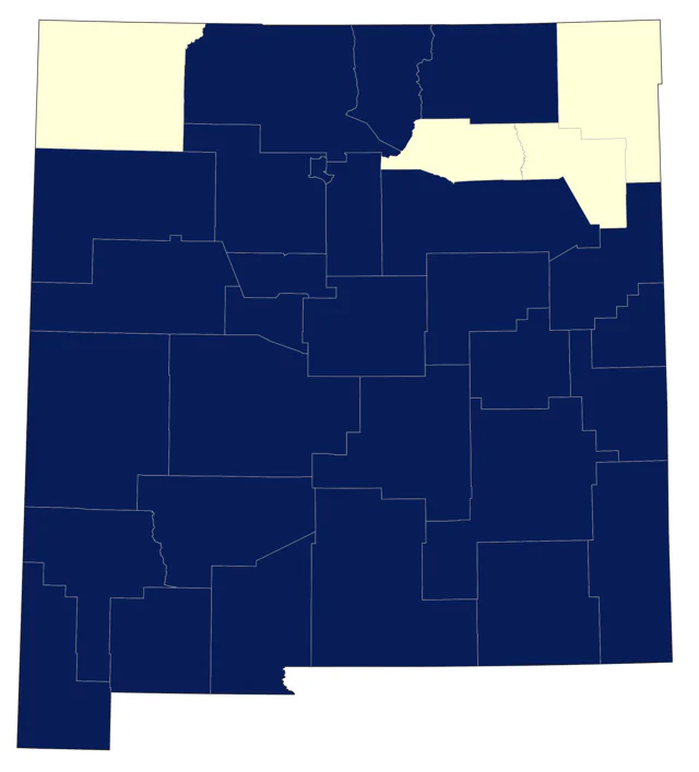 Dusky Flycatcher county map