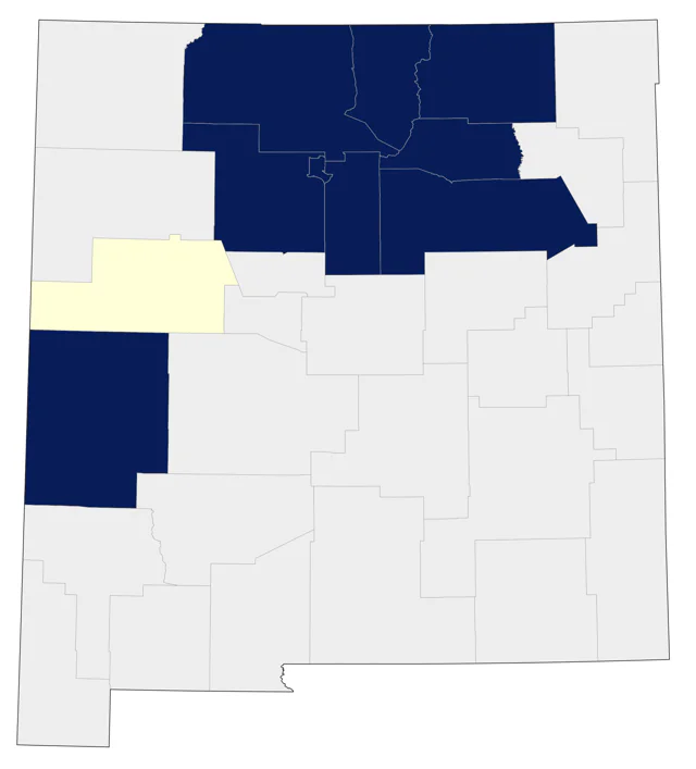 Dusky Grouse county map