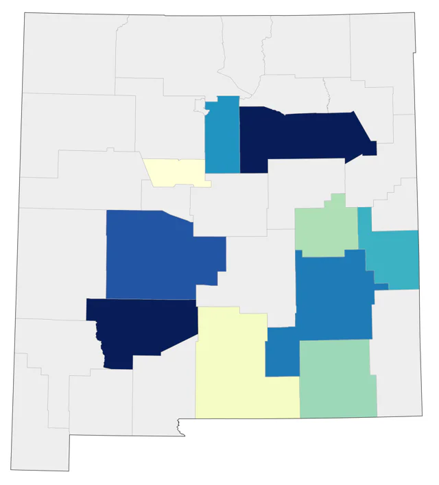 Eastern Towhee county map