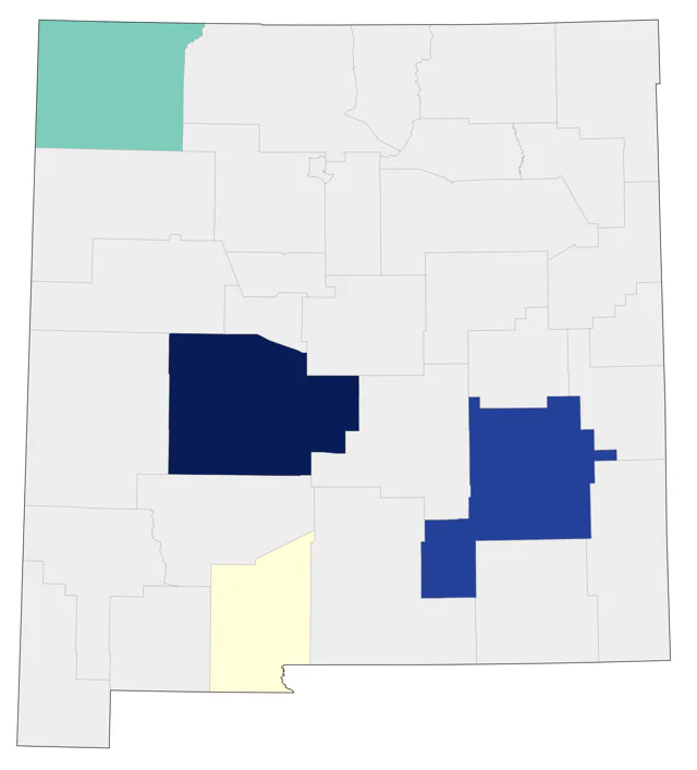 Elegant Tern county map
