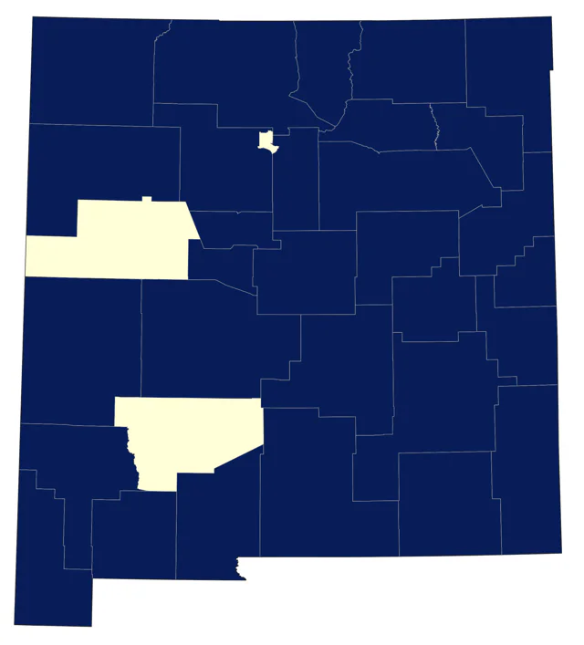 Ferruginous Hawk county map