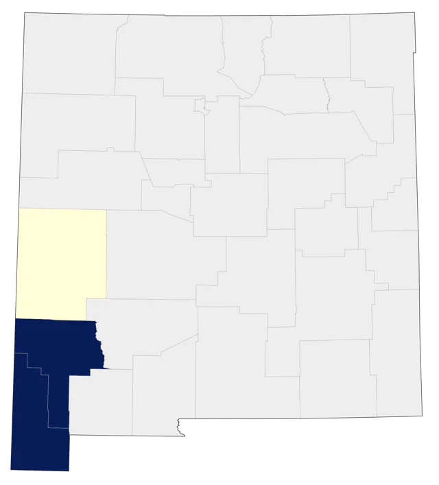Gila Woodpecker county map