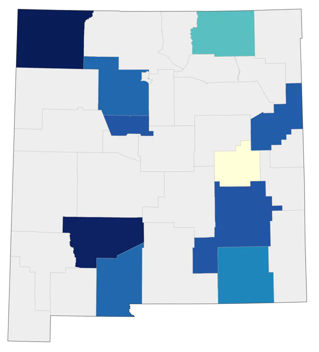 Glaucous Gull county map