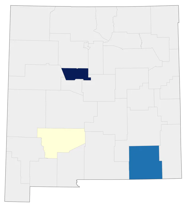 Glaucous-winged Gull county map