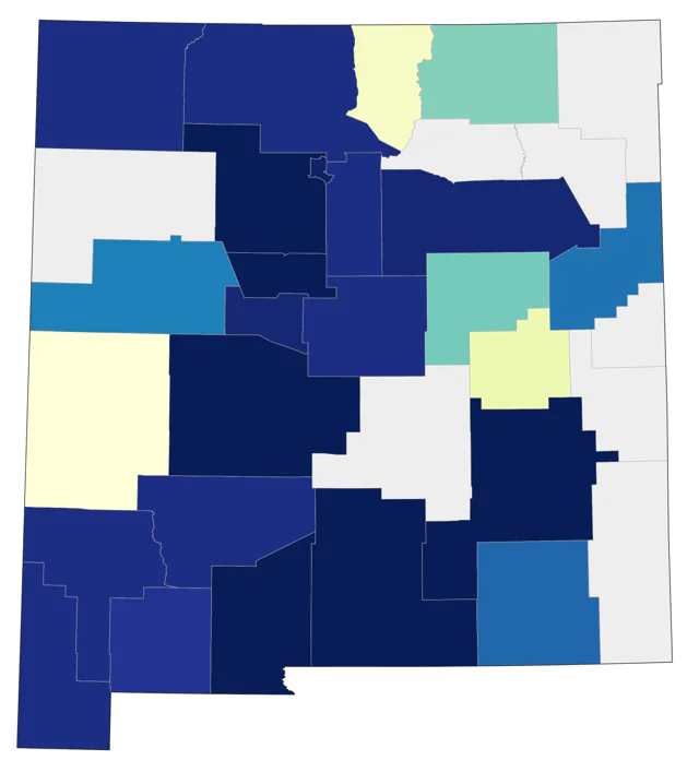 Golden-crowned Sparrow county map