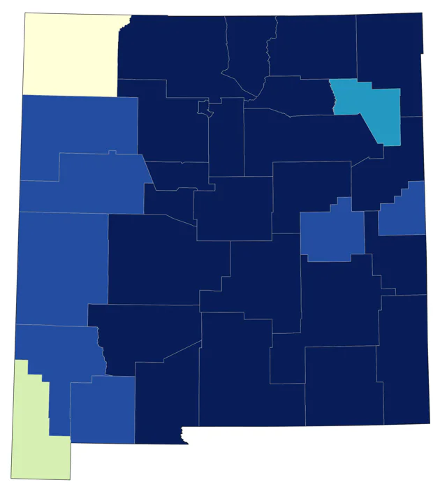 Gray Catbird county map