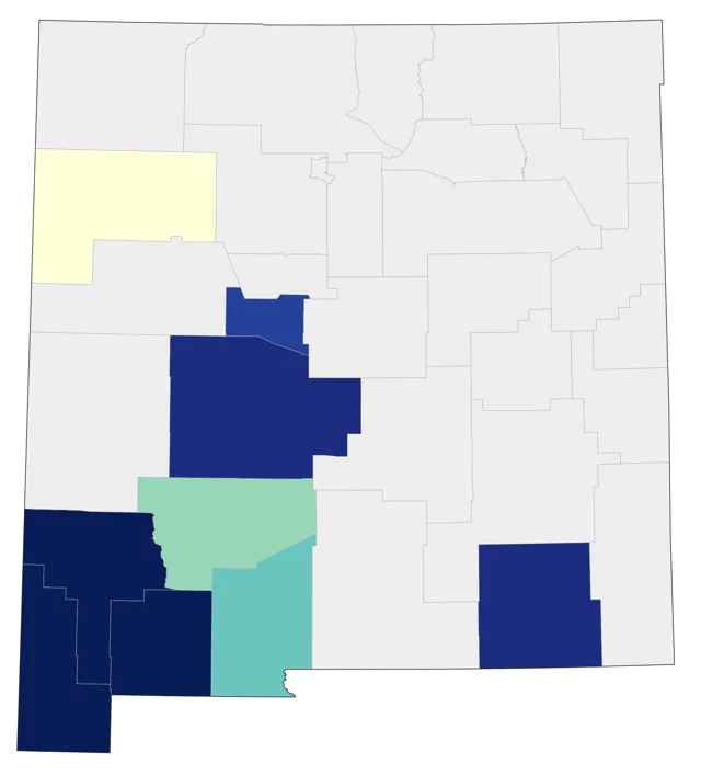 Gray Hawk county map
