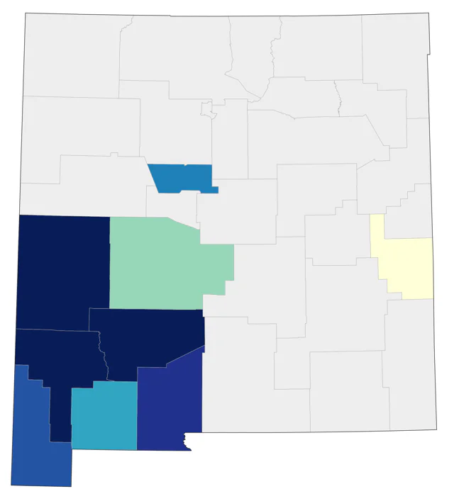 Greater Pewee county map