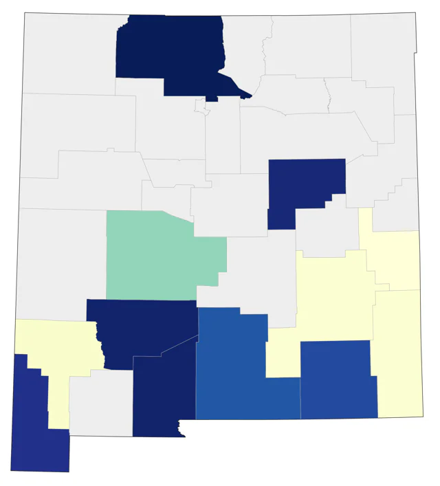 Groove-billed Ani county map