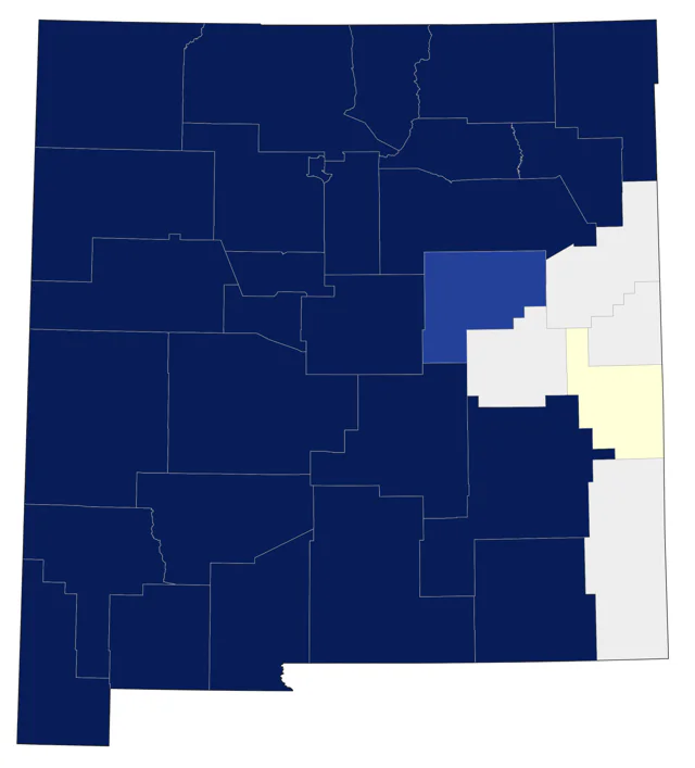 Hairy Woodpecker county map